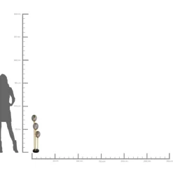 KARE Design Tischleuchte Al Capone Tre- Tischleuchten