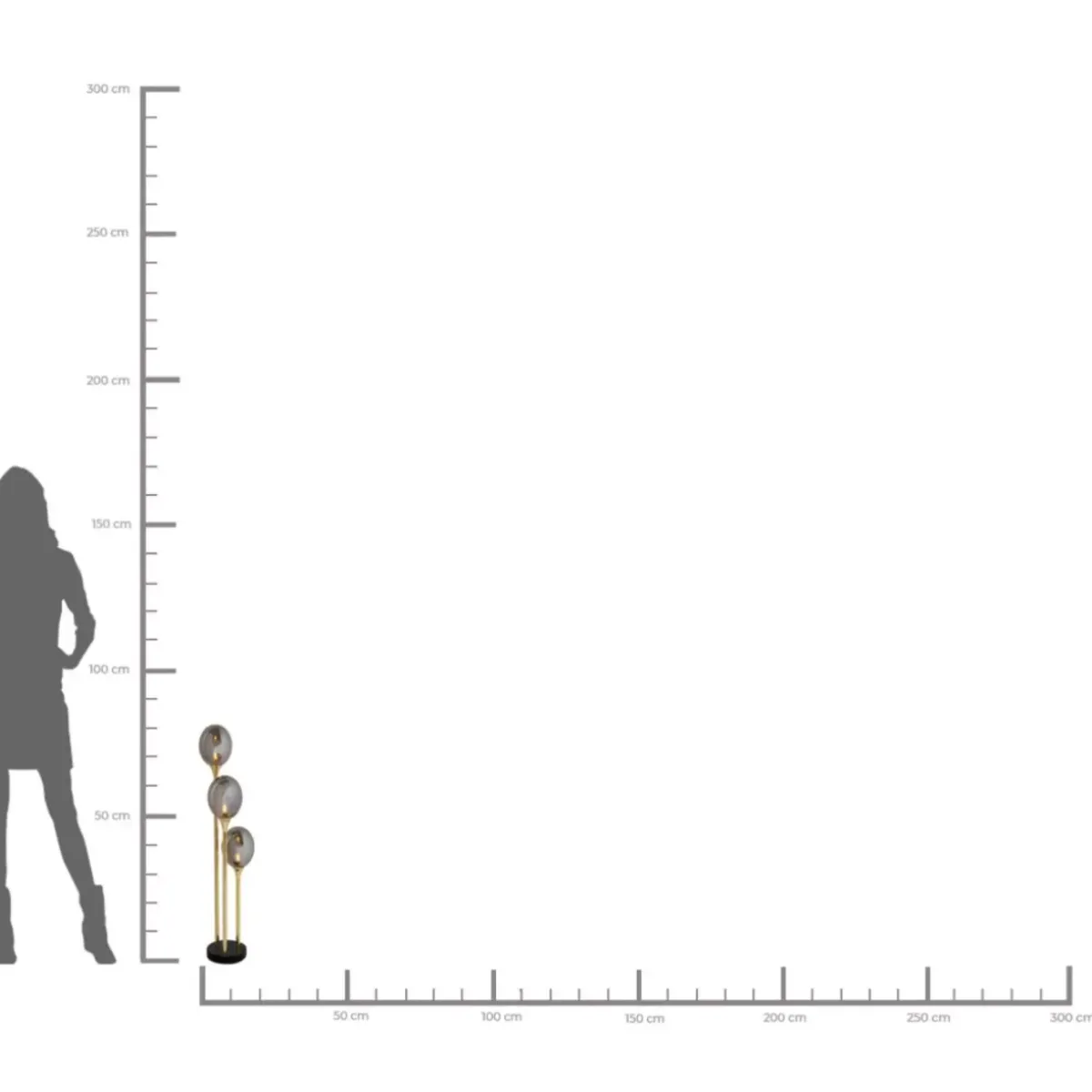 KARE Design Tischleuchte Al Capone Tre- Tischleuchten