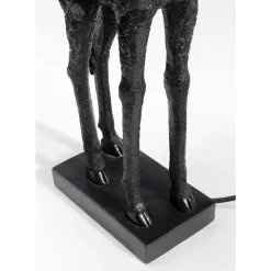 KARE Design Tischleuchte Animal Giraffe Matt Schwarz- Tischleuchten