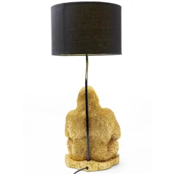 KARE Design Tischleuchte Animal Monkey Gorilla Gold- Tischleuchten