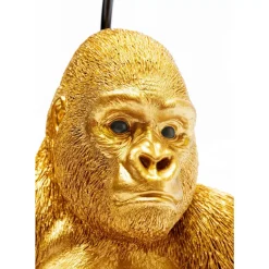 KARE Design Tischleuchte Animal Monkey Gorilla Gold- Tischleuchten