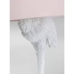 KARE Design Tischleuchte Animal Ostrich Weis 66Cm- Tischleuchten