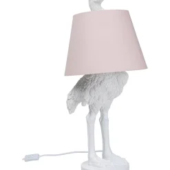 KARE Design Tischleuchte Animal Ostrich Weis 66Cm- Tischleuchten