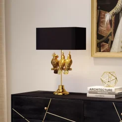 KARE Design Tischleuchte Animal Parrots 71Cm- Tischleuchten