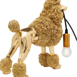 KARE Design Tischleuchte Animal Poodle Gold 32Cm- Tischleuchten