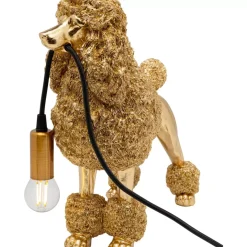 KARE Design Tischleuchte Animal Poodle Gold 32Cm- Tischleuchten