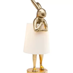 KARE Design Tischleuchte Animal Rabbit Gold 68Cm- Tischleuchten