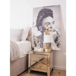 KARE Design Tischleuchte Animal Rabbit Gold 68Cm- Tischleuchten