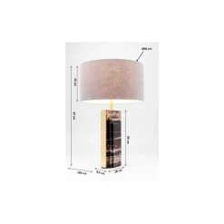 KARE Design Tischleuchte Charleston Marble 69Cm- Tischleuchten