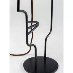 KARE Design Tischleuchte Face Wire Orange- Tischleuchten