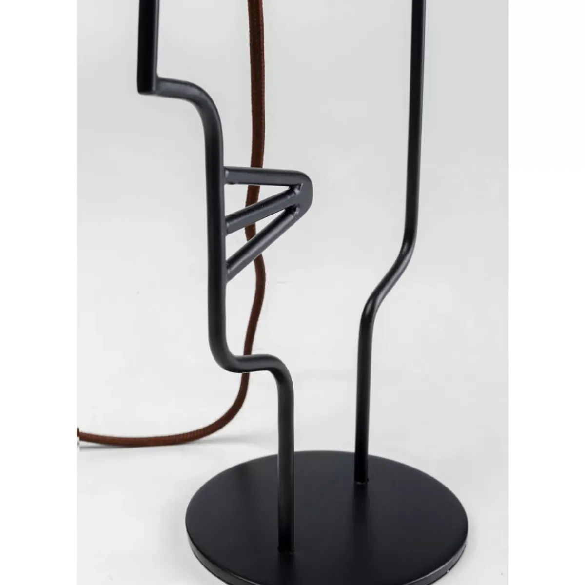 KARE Design Tischleuchte Face Wire Orange- Tischleuchten