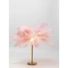 KARE Design Tischleuchte Feather Palm Pink 60Cm- Tischleuchten