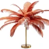 KARE Design Tischleuchte Feather Palm Rusty Red 60Cm- Tischleuchten