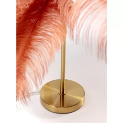KARE Design Tischleuchte Feather Palm Rusty Red 60Cm- Tischleuchten
