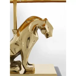 KARE Design Tischleuchte Geometric Leopard Braun 36Cm- Tischleuchten