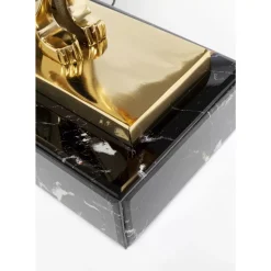 KARE Design Tischleuchte Geometric Leopard Braun 36Cm- Tischleuchten