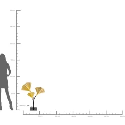 KARE Design Tischleuchte Ginkgo Tre 83- Tischleuchten