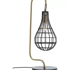 KARE Design Tischleuchte Golden Cage Drop- Tischleuchten