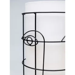 KARE Design Tischleuchte Grid Face Weis 60Cm- Tischleuchten