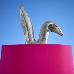 KARE Design Tischleuchte Hiding Bunny Magenta- Tischleuchten