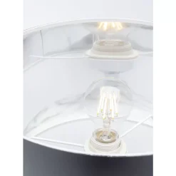 KARE Design Tischleuchte Mamo Deluxe Weis 38Cm- Tischleuchten