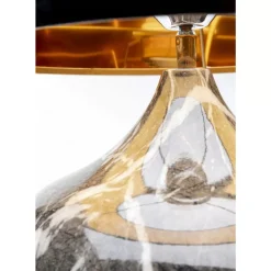 KARE Design Tischleuchte Mamo Deluxe Grau 38Cm- Tischleuchten