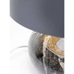 KARE Design Tischleuchte Mamo Deluxe Grau 38Cm- Tischleuchten