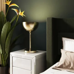 KARE Design Tischleuchte Oslo Gold- Tischleuchten