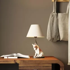 KARE Design Tischleuchte Sitting Dog 46Cm- Tischleuchten
