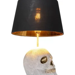 KARE Design Tischleuchte Skull Crystals Front 44Cm- Tischleuchten