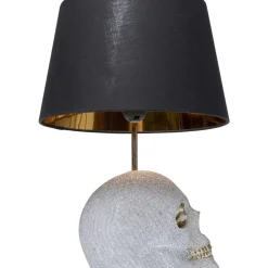KARE Design Tischleuchte Skull Crystals Front 44Cm- Tischleuchten