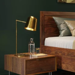 KARE Design Tischleuchte Theater Brass- Tischleuchten