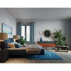 KARE Design Tischleuchte Waterflow Blau- Tischleuchten