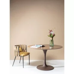 KARE Design Tischplatte Invitation Round Walnut O120Cm- Tische