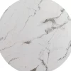 KARE Design Tischplatte Schickeria Marmoroptik Weis O110Cm- Tische