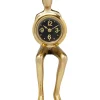 KARE Design Tischuhr Sitting Man Gold 8X27Cm- Uhren