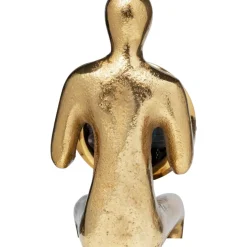 KARE Design Tischuhr Sitting Man Gold 8X27Cm- Uhren