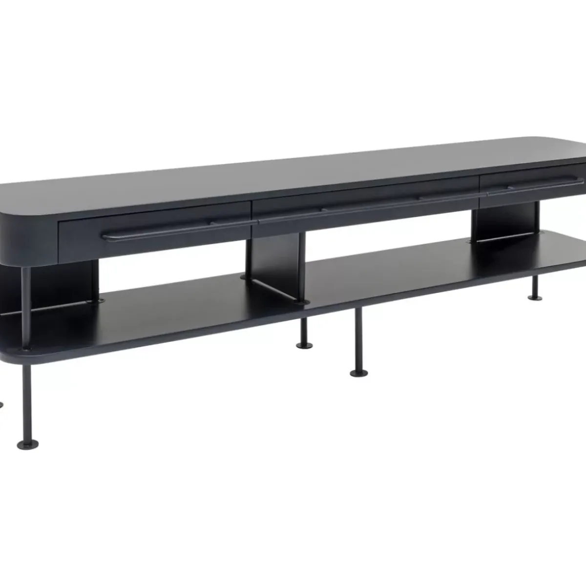 KARE Design Tv Regal Montieri Anthrazit 160X47Cm- Kommoden & Sideboards