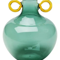 KARE Design Vase Amore Handle Blau 16Cm- Vasen