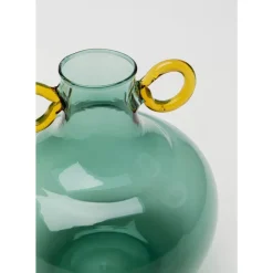 KARE Design Vase Amore Handle Blau 16Cm- Vasen