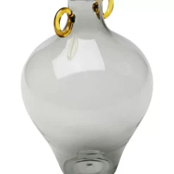 KARE Design Vase Amore Handle Grau 23Cm- Vasen