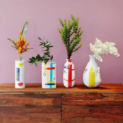 KARE Design Vase Art Face Colore 33- Vasen