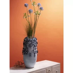 KARE Design Vase Butterflies Lightblue 50Cm- Vasen