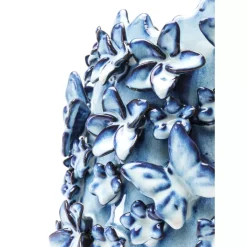 KARE Design Vase Butterflies Lightblue 35Cm- Vasen