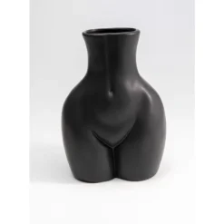 KARE Design Vase Donna Schwarz 22Cm- Vasen