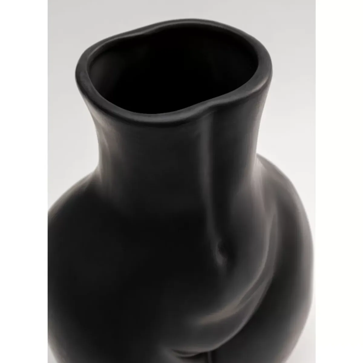 KARE Design Vase Donna Schwarz 22Cm- Vasen