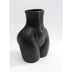 KARE Design Vase Donna Schwarz 22Cm- Vasen