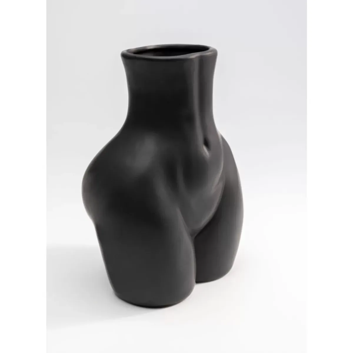 KARE Design Vase Donna Schwarz 22Cm- Vasen