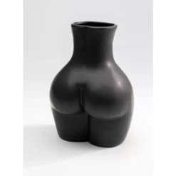 KARE Design Vase Donna Schwarz 22Cm- Vasen
