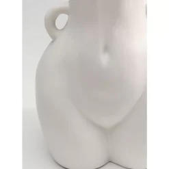KARE Design Vase Donna Weis 22Cm- Vasen